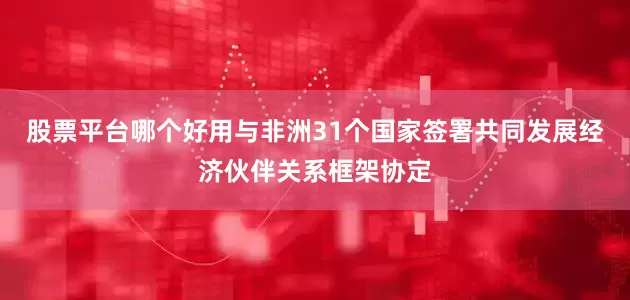 股票平台哪个好用与非洲31个国家签署共同发展经济伙伴关系框架协定